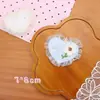 Estilo Nuevo de Primavera Fresco y Dulce Botones de Corazón de Encaje Flores Pequeñas Perla Zanahoria Accesorios para el Cabello de Niñas Accesorios
