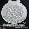Espaciadores de Rueda de Copo de Nieve de 4/6/8 mm Base de Flor Cuentas para Pulsera Colgante Hecho a Mano DIY Accesorios de Joyería de Aleación