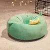 Cojín Redondo de Dibujos Animados para Futón de Casa Engrosado para Cuatro Estaciones Cojín para Ventana Saliente de Dormitorio Cojín de Piso Piña Fresa Shiba Inu Conejo Rosa