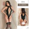 Meili Kou ropa interior sexy sexy seda de hielo unida tentación ardiente para abrir cama pasión sin quitarse el uniforme femenino 1960