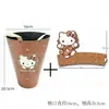 Qixi Gato Celebridad de Internet Cubo Arreglo Floral de Helado Papel de Envoltura para Ramo de Rosas Materiales para Arreglo Floral de Helado Venta al por Mayor