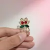 Pinza para el Cabello de Cereza Estilo Coreano para Mujer, Lindo Clip para Flequillo Lateral, Pinza Realista de Garra de Fruta, Accesorio para el Cabello con Diseño Único