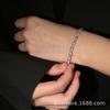 Pulsera de Perlas Barrocas Naturales de Agua Dulce Yimo Plata 925 Más Fácil de Combinar Lujo Ligero Exquisito Casual Pulsera de Alta Gama para Mujer