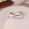 Pinza para el pelo de gato linda Pinza japonesa Dulce y suave Linda Versátil Estilo girly Pinza de pico de pato lateral Accesorios para el pelo