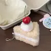 Muñeco de Peluche Serie Comida de Dibujos Animados Llavero de Hamburguesa Sándwich 3D Postre Colgante Decoración de Empaque Divertido