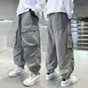 Pantalones Cargo para Niños Primavera y Otoño 2026 Sueltos Casuales Largos para Niños Mayores, Pantalones Deportivos de Marca de Moda, Color Sólido Estilo Versátil para Otoño