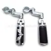 Adecuado para Tubos con un Diámetro de 1-1/4 de pulgada Adecuado para Barras de Protección Plegables Harley, Protectores de Pies y Reposapiés