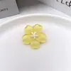 Horquilla de Flor Dulce Clip BB Estilo Occidental Infantil Tocado Lindo Flor de Cerezo Niña Pequeña Accesorios para el Cabello Flequillo Mechones Laterales Clip