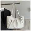 Estilo Coreano Estrelado Artístico Bolinhas Estilo Universitário 2026 Nova Moda Tendência Grande Capacidade Bolsa Tote de Ombro Único para Mulheres