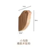 Colgador de Pared Gancho para Abrigos Nórdico Creativo Gancho de Madera Maciza Tronco Colgador para Puerta de Entrada Dormitorio Venta al por Mayor de Fábrica