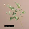 Planta verde artificial de alta qualidade, eucalipto de caule longo com folhas prateadas, planta verde para decoração de escritório, ornamento aconchegante para casa