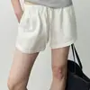 Estos Shorts Casuales de Cáñamo Lavado Estilo Americano con Cordón 2026 Verano Nuevo Estilo Temperamento Perezoso Casual Versátil