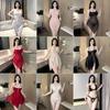 Amor Sexo Ropa Interior Encaje Perspectiva Club Nocturno Uniforme Sexy Sexo Puro Sexy Bata Camisón Hueco Sexo Pijamas
