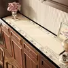 Alfombrilla Retro Estilo Americano para Aparador, Alfombrilla de Mesa de Lujo Ligero y de Gama Alta, Alfombrilla Resistente al Calor, Alfombrilla de Protección de Mesa Resistente a Altas Temperaturas, Mantel Anti-Suciedad