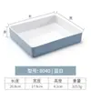 Kaibaiya vajilla de melamina ángulo recto caja cuadrada de plástico plato plato para hot pot comercial plato para barbacoa de autoservicio plato de exhibición