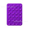 Fábrica en stock al por mayor 24 ventosa de silicona negra ventosa simple antideslizante funda para teléfono móvil portátil extraíble