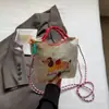 Bolsa Saco Dachshund Fofo Bordado Estilo Japonês Nova Primavera Feminina Bolsa para Celular Bolsa de Ombro Transversal para o Dia a Dia