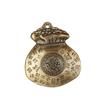 Llavero con asa giratoria y bolsa de dinero de la suerte retro, colgante de coche para hombre y mujer, colgante antiguo creativo