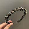 2021 Nueva Ola Diadema de Perlas para Mujer Verano Lavar la Cara Cabello Corto Artefacto para Cabello Roto Horquilla Clip Diadema Perezosa Accesorios para el Cabello