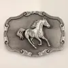 Hebilla de Cinturón Clásica de Gota de Aceite de Caballo Cabeza de Cinturón Vaquero Occidental Hebilla de Cinturón Animal Simple Fabricante Venta al por Mayor