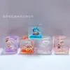 Creativos Luminosos Cuadrados 4*4 Dibujos Animados Exquisitos Botellas de Arena Movediza Adornos Pequeños de Moda Regalos para Estudiantes