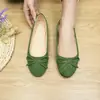 Sapatos femininos plus size para comércio exterior transfronteiriço, novo modelo outono 2026, sapatos Mary Jane femininos, mocassins baixos com laço