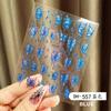 Pegatinas para uñas Redanco 3D con diseño de mariposas y explosiones, venta al por mayor, DH-557