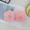 Venta al por mayor de fabricante pompón de felpa falso para ropa, sombreros, zapatos, accesorios de bricolaje, colgante de pompón, pompón de pelo de conejo artificial falso