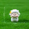 Linda Figurita de Oveja para Regar Flores en Micro-Paisajes, Partículas Kawaii, Adornos DIY para Jardinería y Paisajismo, Accesorios Colgantes, Pequeños Adornos de Escritorio