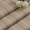 Tela elástica de poliéster 3.6*3.7cm a rayas, tela tejida teñida en hilo 220g a rayas, tela para traje casual