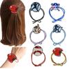 Estilo coreano Sencillo béisbol Gorro de béisbol Anillo para el cabello Cuerda para el cabello Cuerda para el cabello shein Anillos para el cabello de nudo multicolor