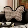 Cojín Mariposa Retro Francés, Cojín para Sofá de Sala de Estar, Cojín para Cabecera de Dormitorio, Cojín de Algodón y Lino de Alta Gama
