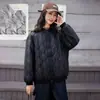 Chaqueta Ligera de Plumas para Niñas de Secundaria, Forro para Ropa de Otoño e Invierno para Niños Medianos y Grandes, Talla Grande, Chaqueta de Plumas Holgada, Artefacto para Uniforme Escolar