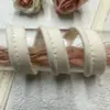 1cm algodão mãe cinto dente tingido tecido travesseiro enchimento núcleo tira enrolada corda enrolada acessórios de vestuário fita