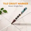 Plumón sellador para juntas de azulejos y baldosas, sellador especializado que cambia de color, plumón para reparación de color de juntas de muebles, plumón de retoque de color para muebles de secado rápido