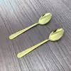 Cuchara de Acero Inoxidable, Cuchara Dorada para Comer en Casa, Cuchara para Comer en Restaurante, Cuchara para Sopa, Cuchara para Niños Estudiantes, Cuchara para Postre