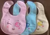 Baberito Impermeable para Bebé, Babero de Algodón Puro en Forma de U para Niños, Babero de Bebé con Broches, Babero Impermeable de Algodón Puro Estampado