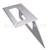 Regla de ángulo multifuncional de aleación de aluminio ángulo recto trazador trazador 45 grados 90 grados vertical calibre en T