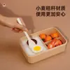 Loncheras Japonesas y Coreanas Convenientes Creativas para Microondas Caja Estudiantes Oficinistas Caja Conservadora de Frescura con Vajilla Lonchera