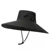 Sombrero de Sol de Verano para Hombre, Secado Rápido, para Exteriores, Montañismo, Deportes, Protección Solar, Malla Transpirable, Visera Solar, Sombrero de Sol Plegable, Sombrero de Pescador