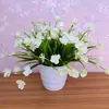 Flores artificiais Phalaenopsis flores falsas decoração sala de estar mesa de jantar arranjo de flores flores plantas verdes pequeno bonsai ornamentos decorações internas e externas