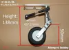 Modelo Cang Lang Avión de Control Remoto Piezas DIY Ruedas Delanteras y Traseras Servo de 12g 17g Amortiguador de Rodilla Conjunto de Tren de Aterrizaje de Dirección