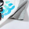 Ser ropa infantil superior ropa infantil de verano nuevo patrón de dibujos animados suéter de algodón de manga corta para niño algodón cuello redondo manga