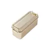 Caja rectangular de hojalata a presión con cierre, caja para almacenar té, caja de embalaje para dulces de boda, pastel, pasteles de copo de nieve, pasteles de piña