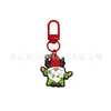 Llavero de Regalo de Navidad Más Vendido Hebilla en Forma de U de Macarrón Colgante de Goma Suave de PVC de Dibujos Animados Accesorios para Bolsas Colgante Pequeño