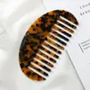 YHJ nova pente de cabelo europeu e americano pente de placa de acetato pente de cor mármore antiestático pente pequeno colorido