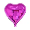Globo de Película de Aluminio Amor 18 pulgadas Forma de Corazón Decoración de Habitación de Boda Oro Plata Decoración de Fiesta de Cumpleaños Venta al por Mayor