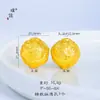 Puzuoqiang Color-Preserving Oro de Arena Antigua DIY Accesorios Flor de Peonía Rosa Dragón Cuentas Separadoras Cuentas de Barril Pulsera Collar Cuentas