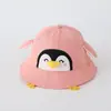 Gorro de Bebé Estilo Delgado para Primavera y Otoño Protector Solar Lindo Sombrero de Pescador para Niños y Niñas Lindo Resistente al Viento Viaje Sombrero de Cubo de Verano