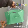 Taburete Plegable de Plástico Pequeño para Viaje al Aire Libre Turismo Tren Taburete Portátil Ultra Delgado Tipo Papel Taburete Bajo para Adulto Uso en Casa